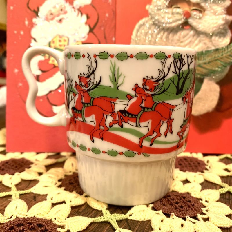 画像: Happy christmas vintage mug