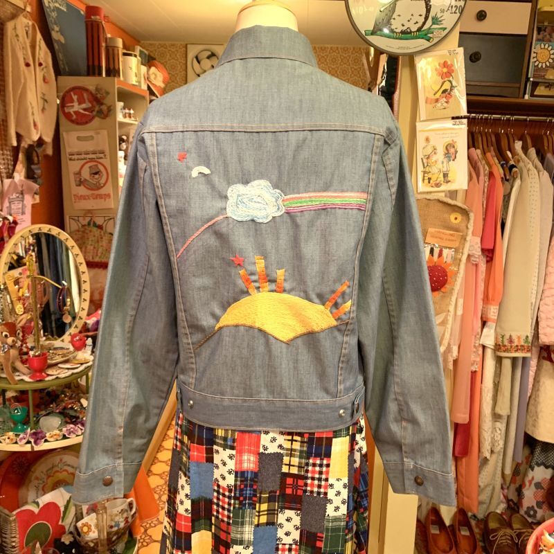 画像: embroidery light ounce denim jacket