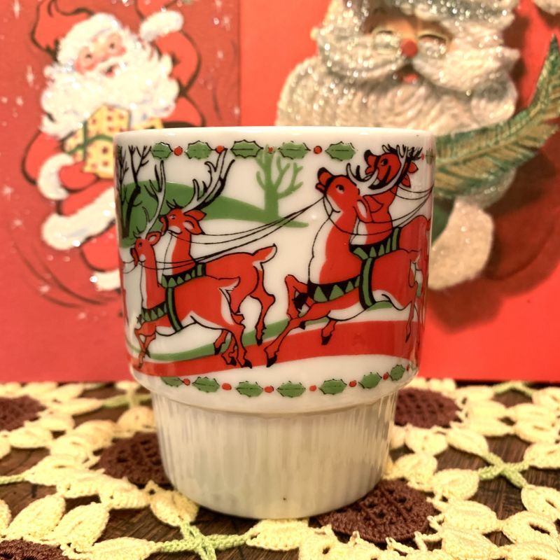 画像: Happy christmas vintage mug