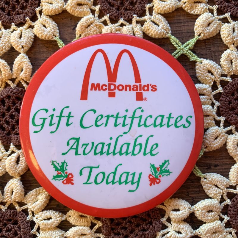 画像1: 80'S McDonald's christmas can batch