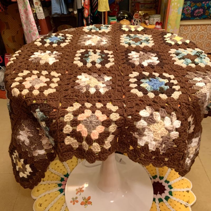 画像1: Vintage Granny square blanket 