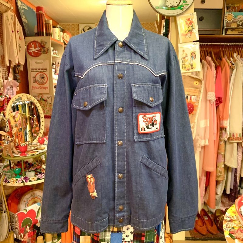 画像: Vintage patch denim jacket