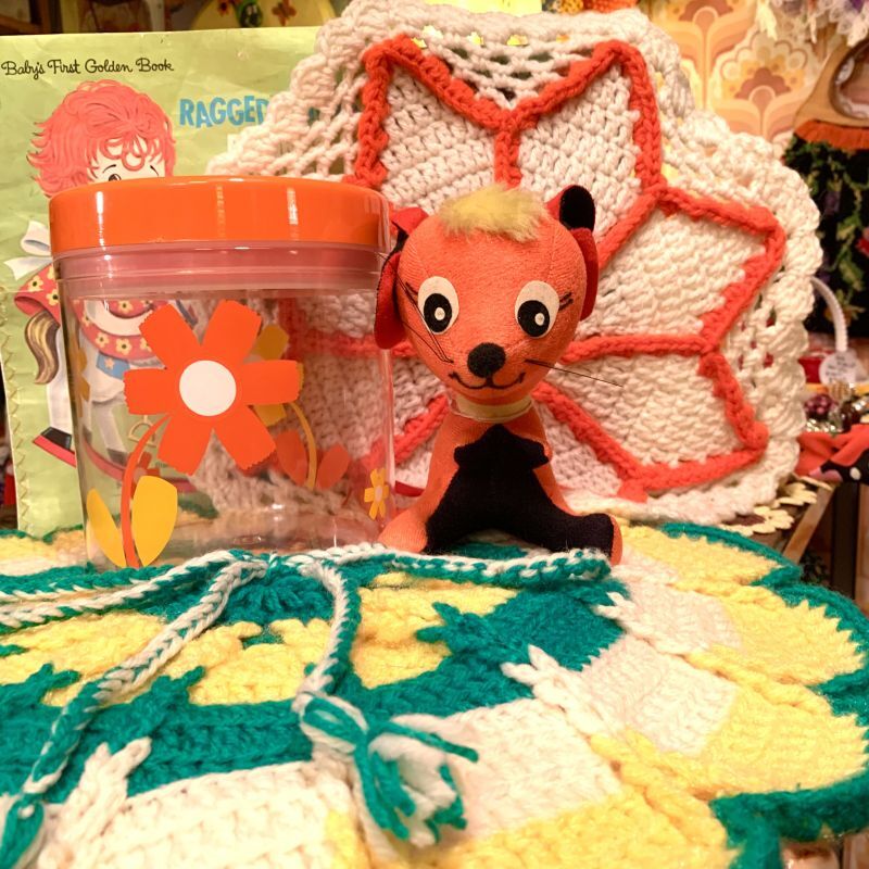 画像: HW/OR Flower knitted mat