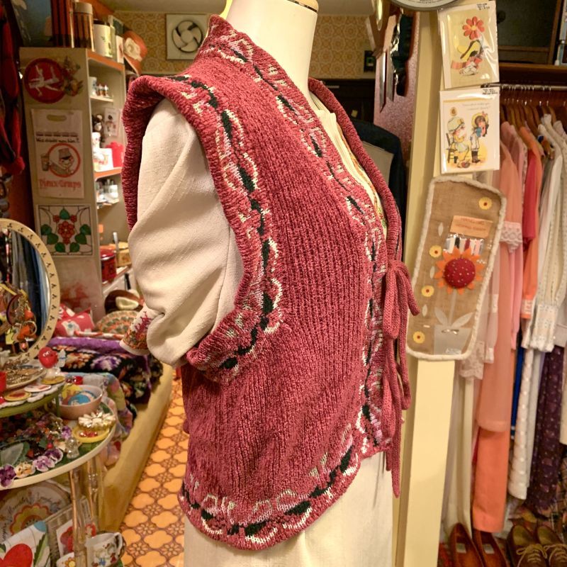 画像: Vintage moleknit vest