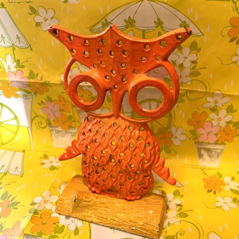 画像: Vintage Owl pierce holder