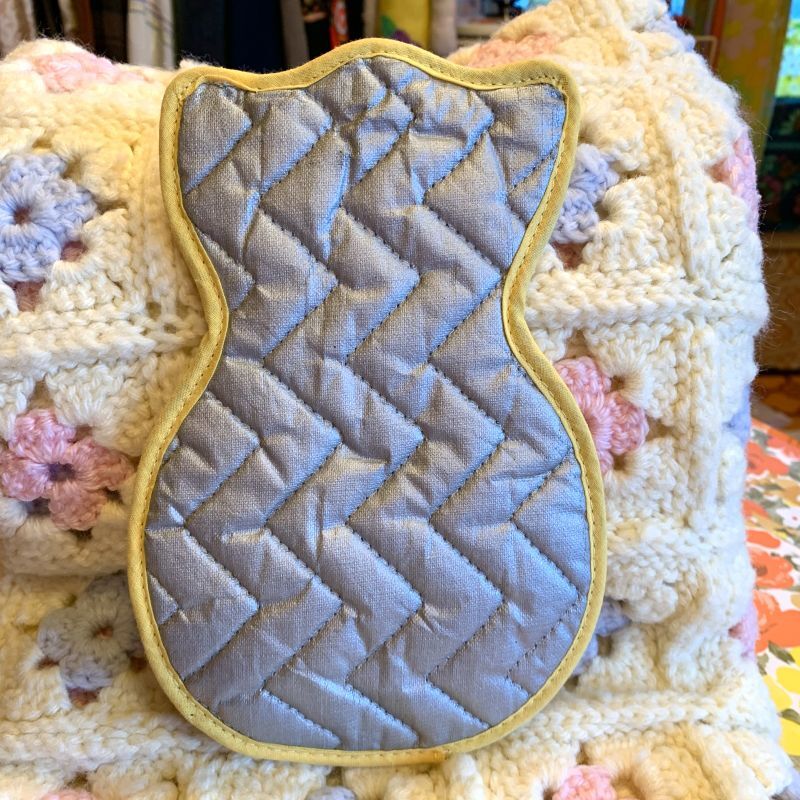 画像: Gingham cat potholder