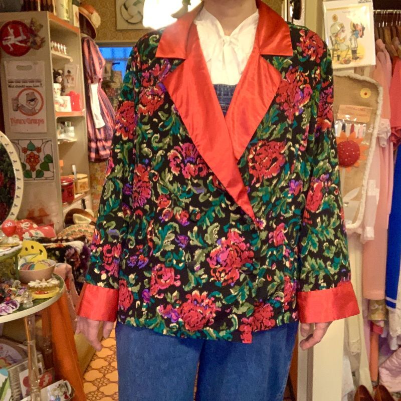 Flower jacket - テーラードジャケット