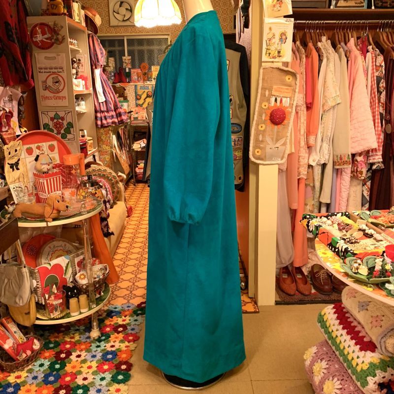 画像: (SALE) GR velveteen long dress