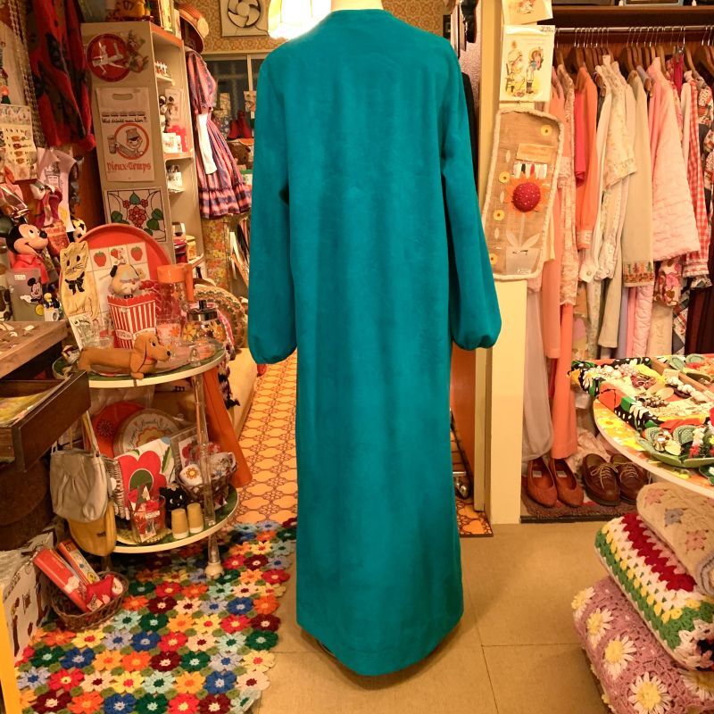 画像: (SALE) GR velveteen long dress