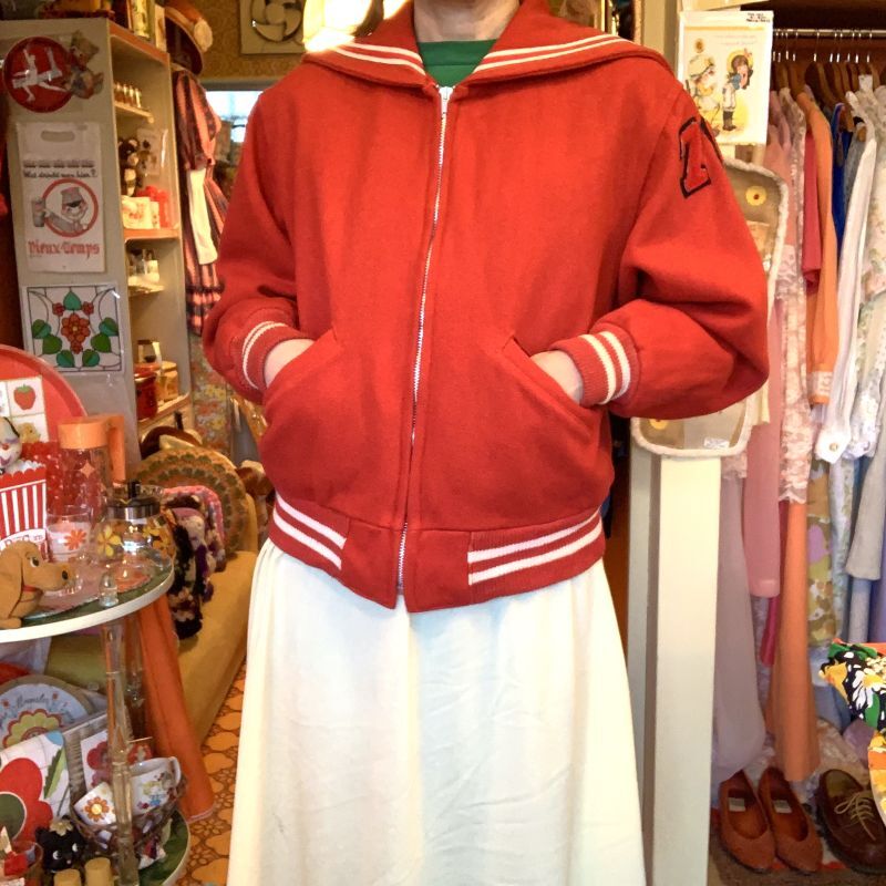 画像: WH/RD Vintage sailor collar stadium jumper