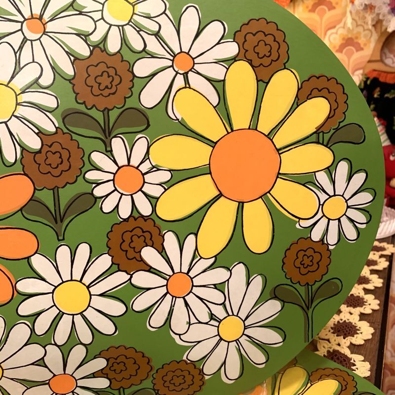 画像: Flower pattern place mat