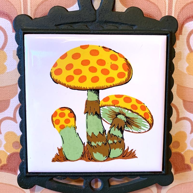 画像: OR/YE Mushroom made of iron trivet mat