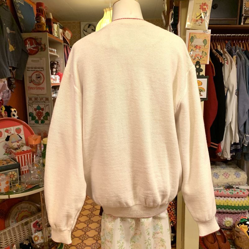 画像: Made in Italy flower motif cardigan