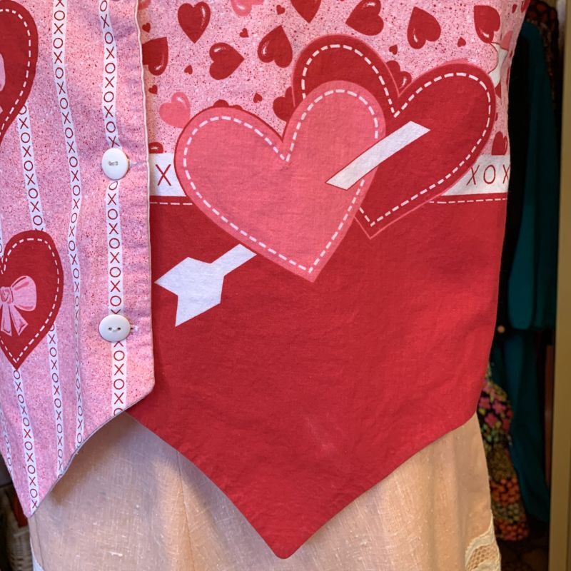 画像: Vintage country heart cotton vest