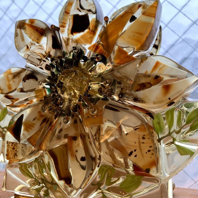 画像: Vintage lucite flower napkin holder