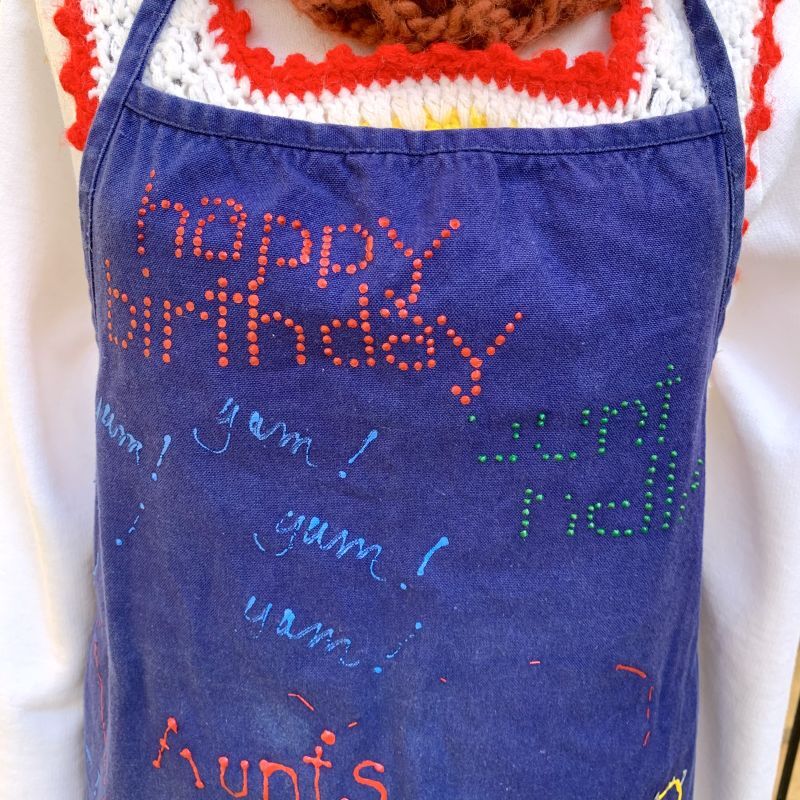 画像: Vintage paint work apron