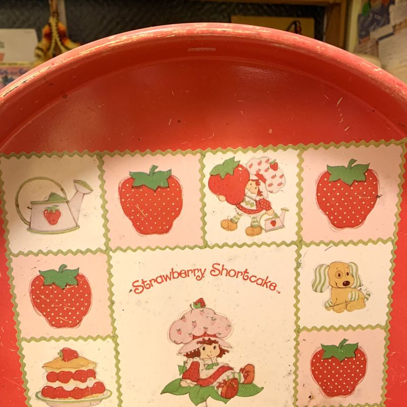 画像: Strawberry shortcake tin tray