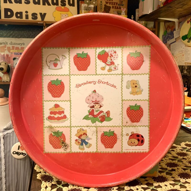 画像1: Strawberry shortcake tin tray