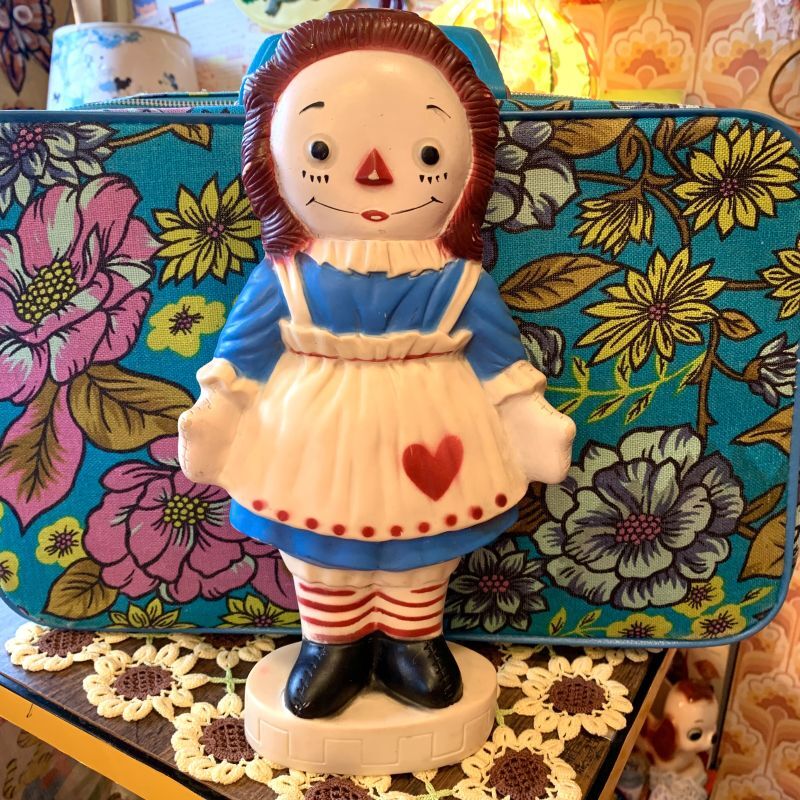 画像: 60'S BOBBS MERRILL社  Raggedy Ann squeaky doll