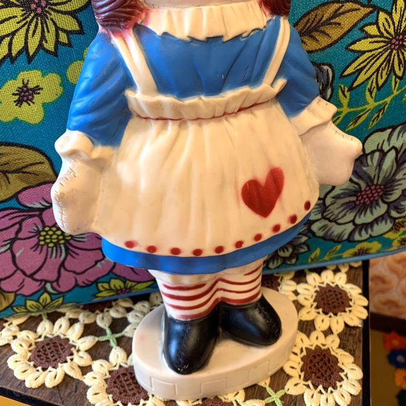 画像: 60'S BOBBS MERRILL社  Raggedy Ann squeaky doll