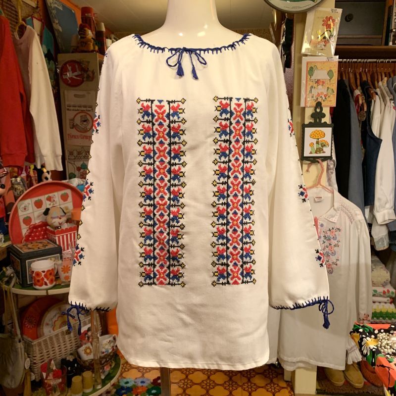 画像: Flower embroidery Top