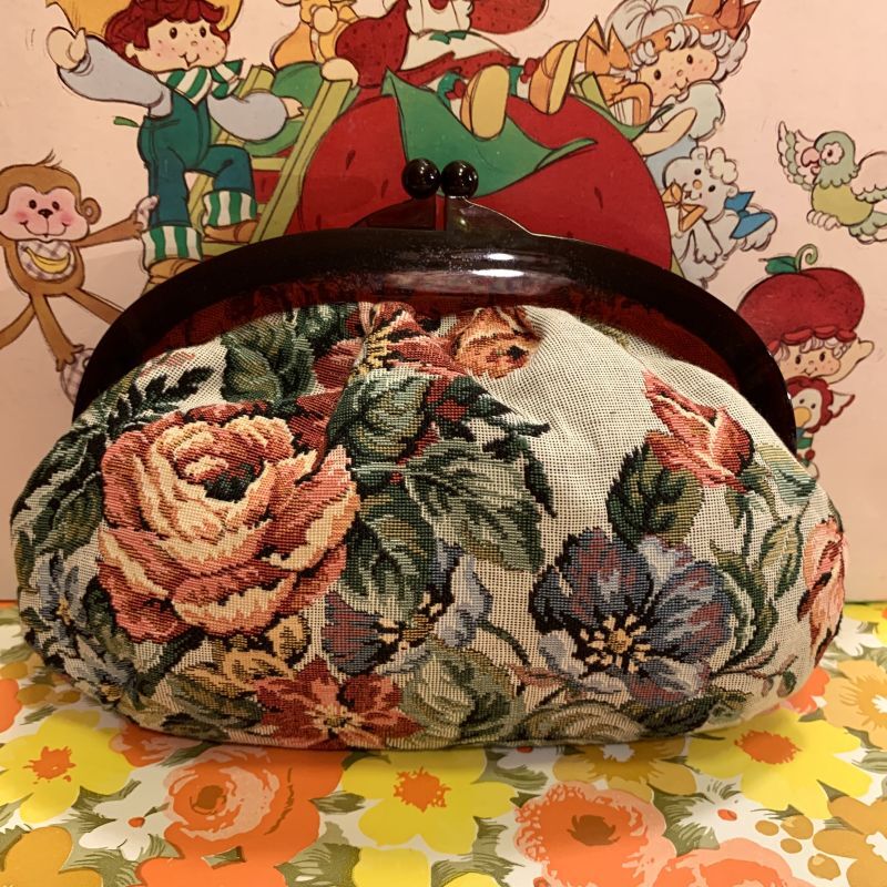 画像: Gobelin flower clutch bag