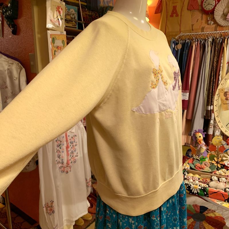 画像: Vintage ribbon duck patch sweat