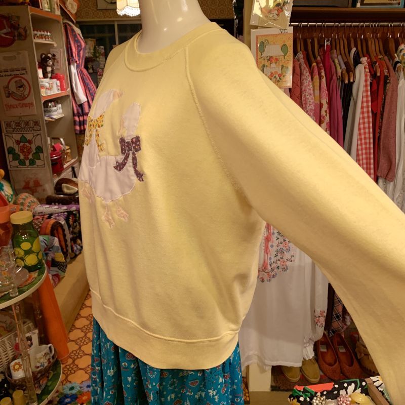 画像: Vintage ribbon duck patch sweat