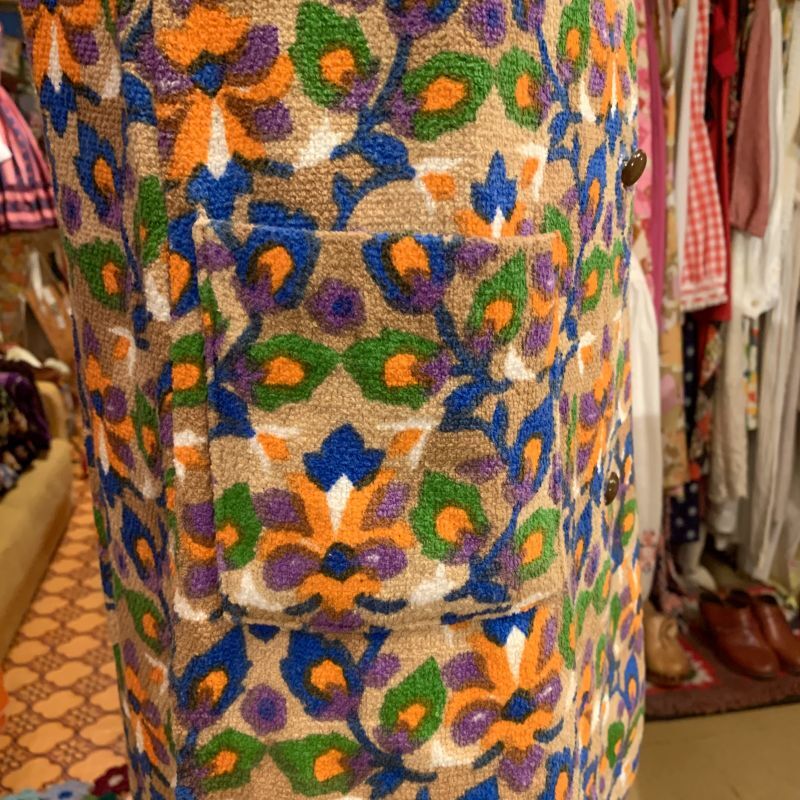 画像4: Flower pattern pile vest