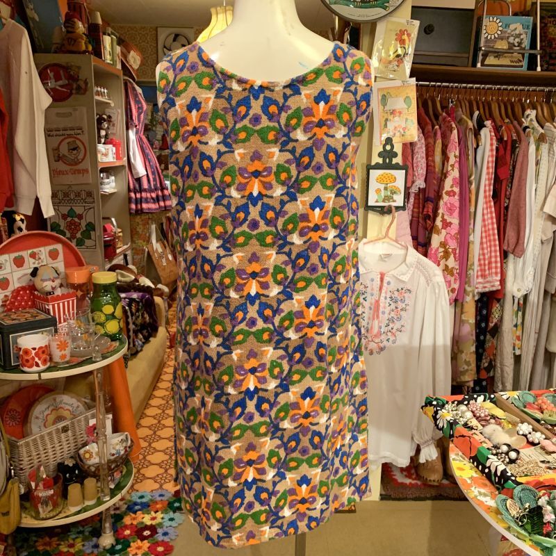 画像: Flower pattern pile vest