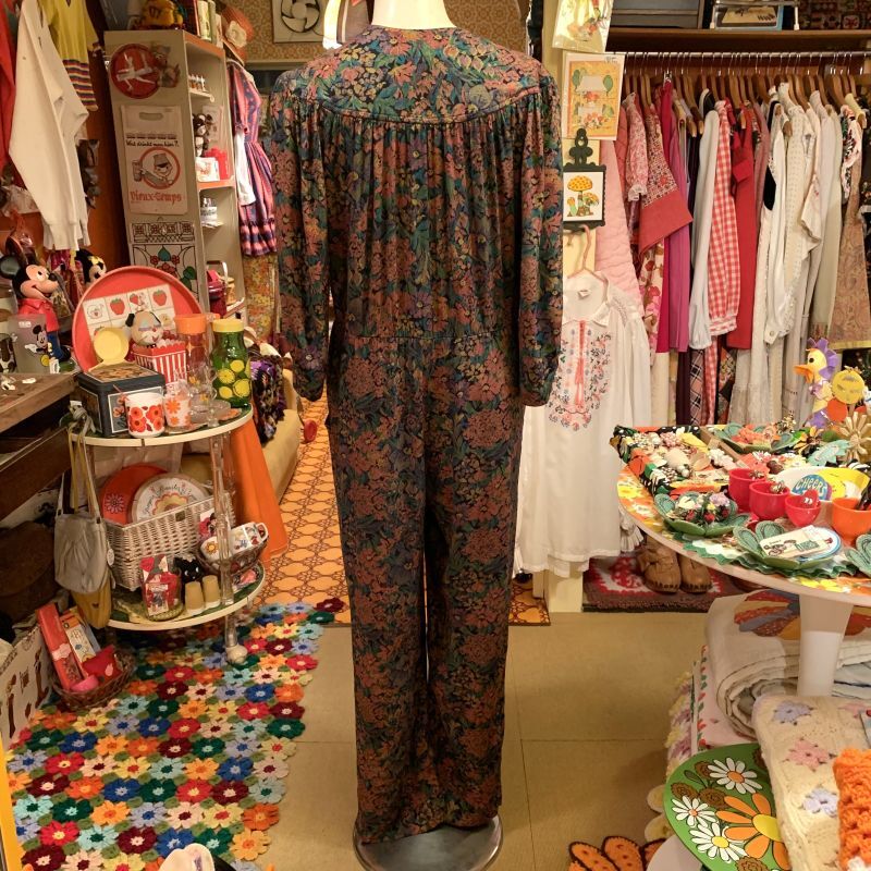 画像: Gobelin flower pattern jumpsuit