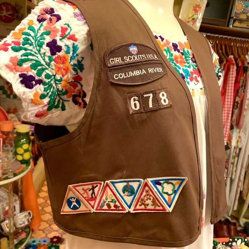 画像: USA Vintage girl scout vest