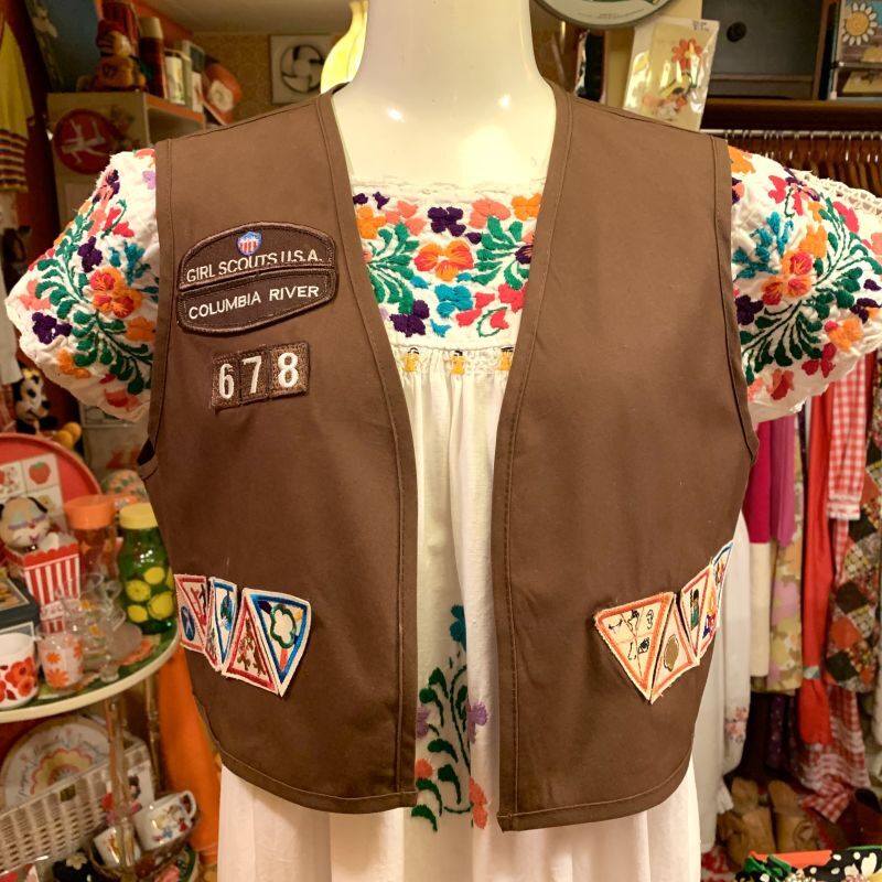 画像: USA Vintage girl scout vest