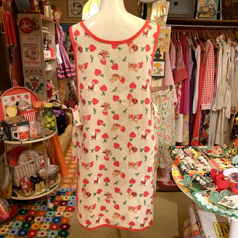 画像: Child&Animal pattern apron onepiece