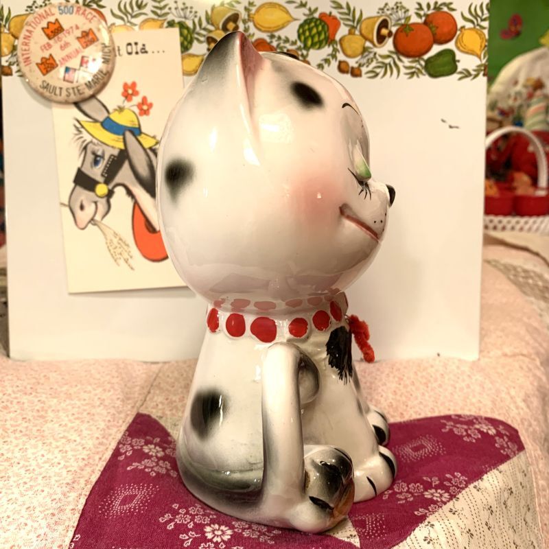 画像3: Polka dot cat bank