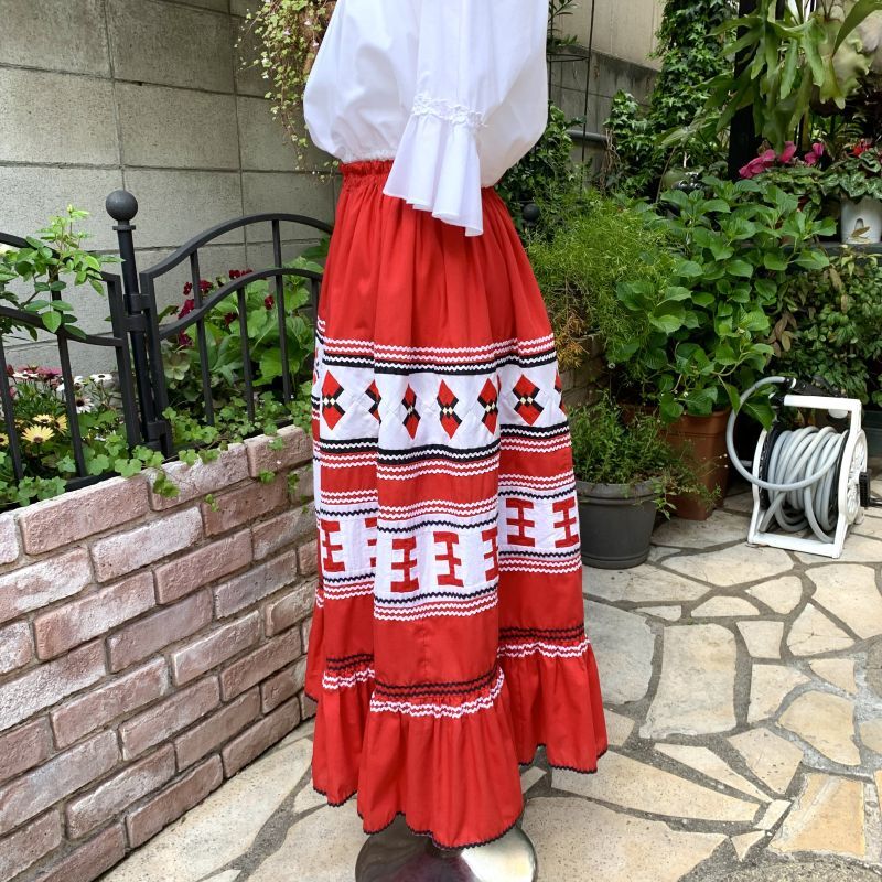 画像: Vintage Seminole patchwork skirt