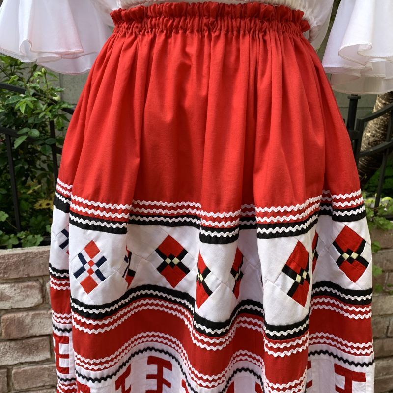 画像: Vintage Seminole patchwork skirt