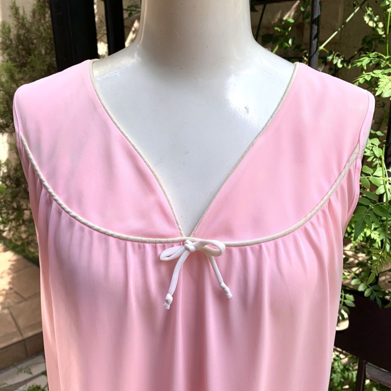 画像: sweet pink vintage lingerie dress
