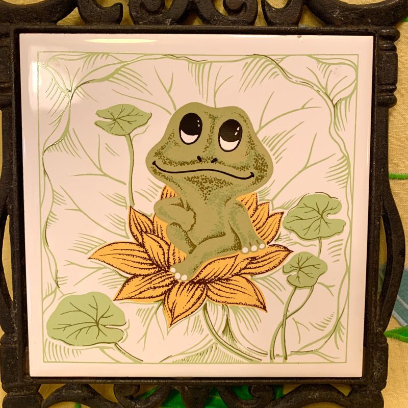 画像: Vintage Sears Roebuck The Frog trivet