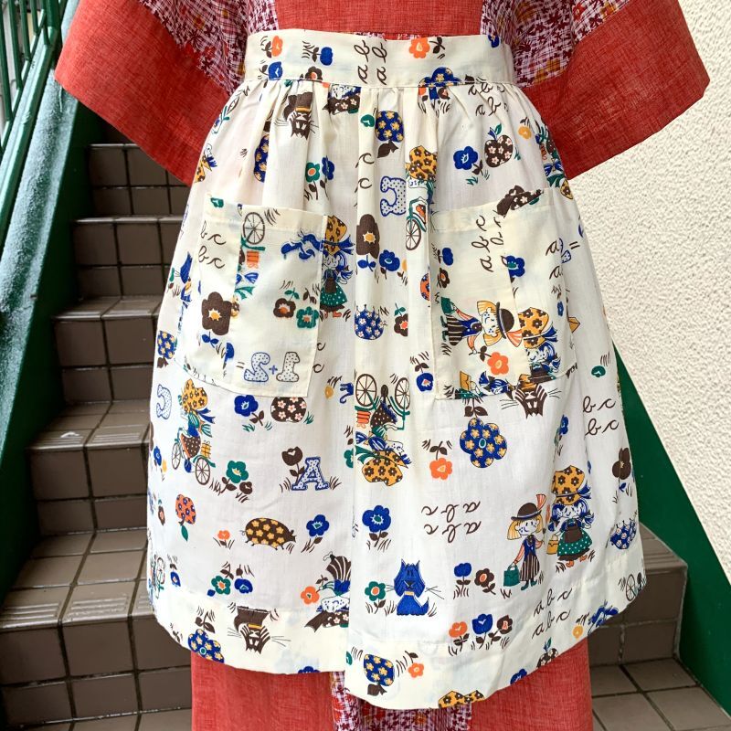 画像: Vintage cute pattern apron