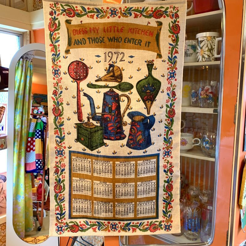 画像: 1972  Fabric calendar tapestry