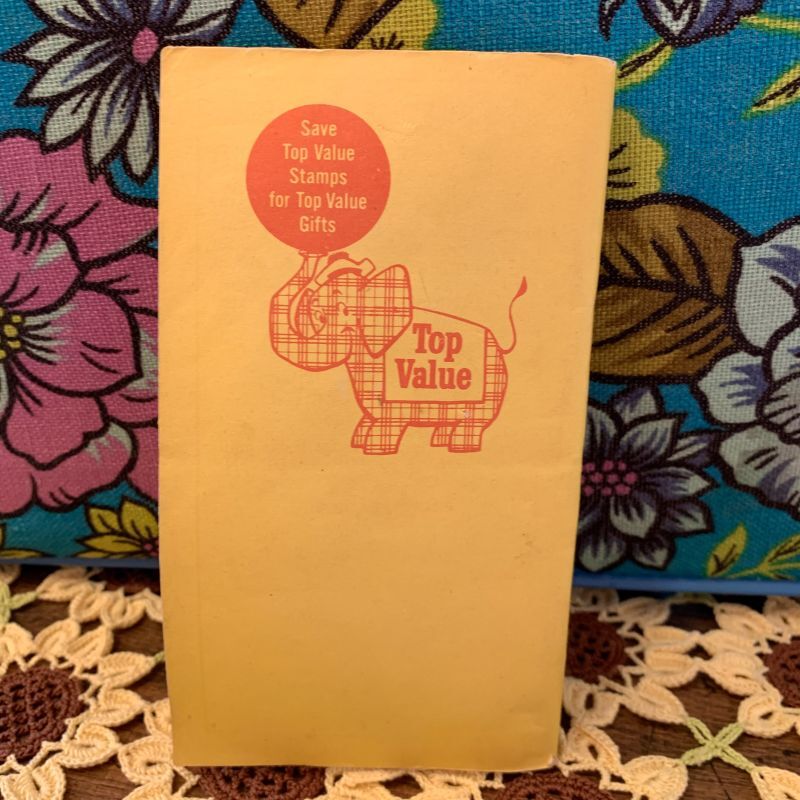 画像: Vintage Top Value stamp book