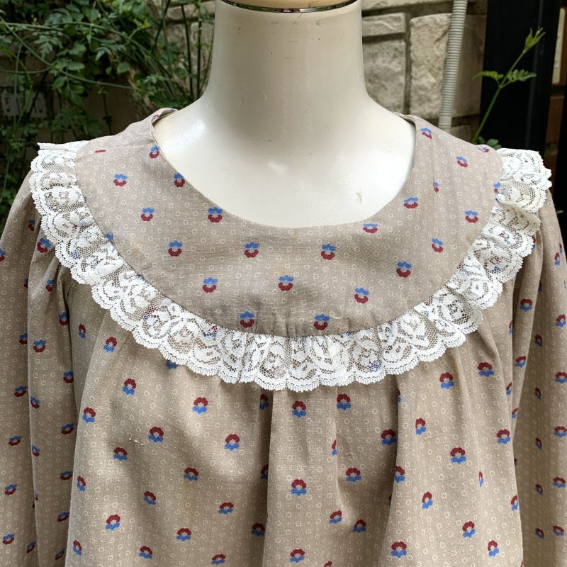 画像: Vintage flowerlace pullover top