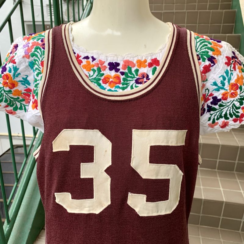 画像: 50'S Wilson numbering tank top