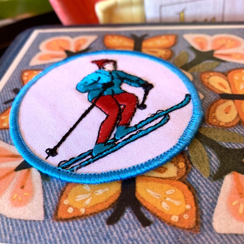 画像: Vintage Skier patch