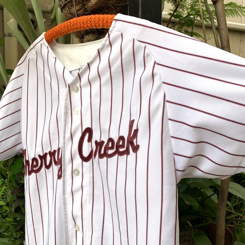 画像: Vintage bordeaux brown baseball shirt