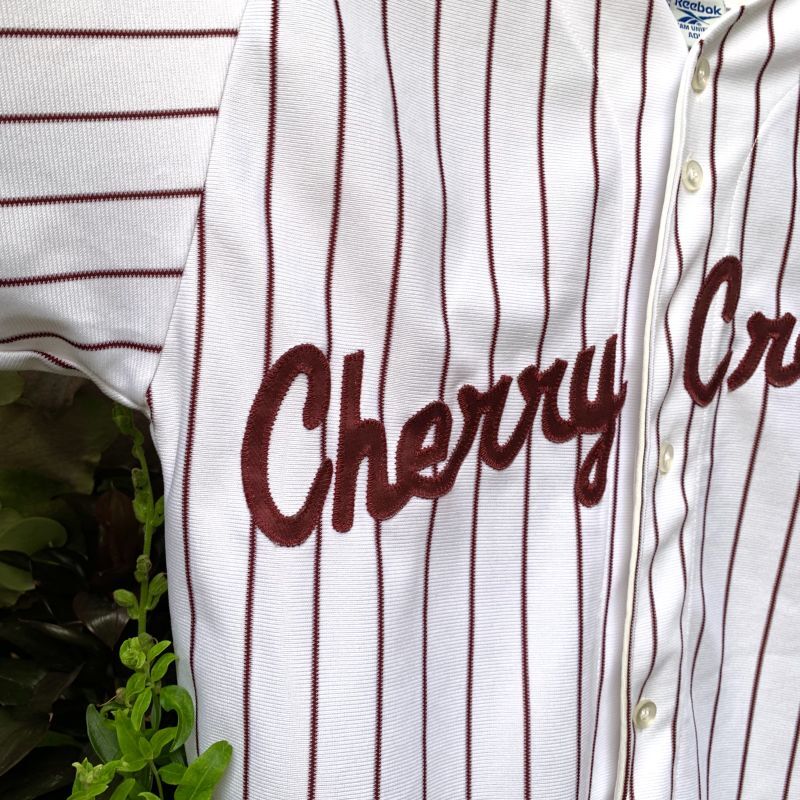 画像: Vintage bordeaux brown baseball shirt