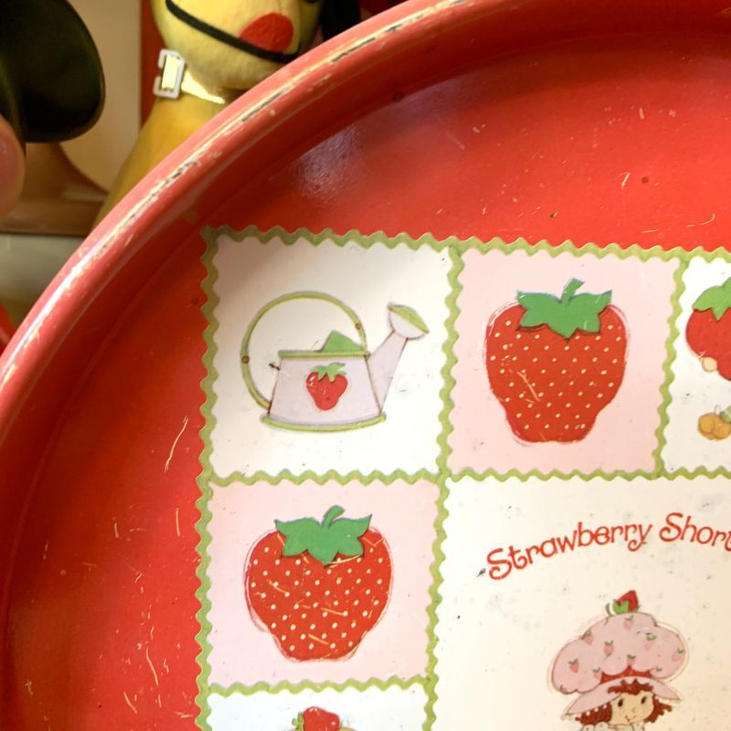 画像2: Vintage Strawberry shortcake tin tray