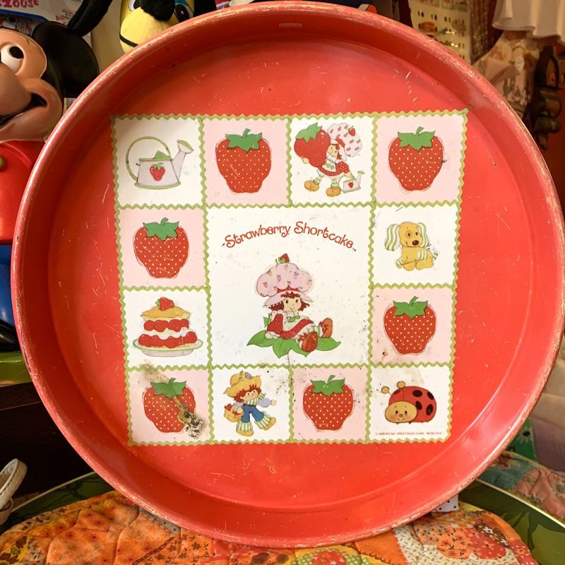 画像: Vintage Strawberry shortcake tin tray