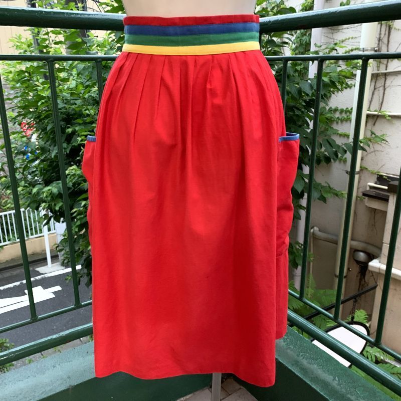 画像: Vintage 3color line skirt